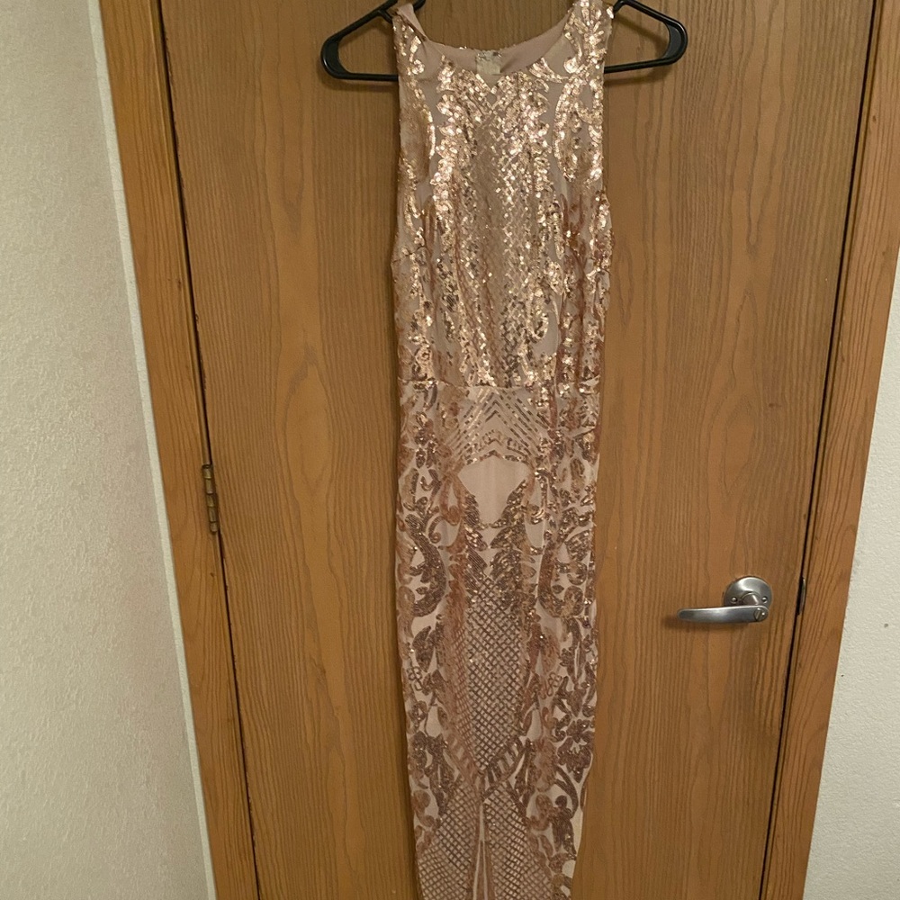 Evening shimmer dress